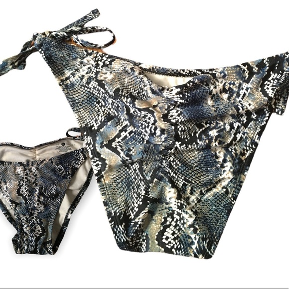 Shade & Shore Other - Shade & Shore bikini bottom. Size Large NWOT snakeskin print